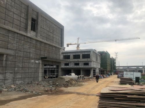 黄金商铺预鉴财富，建工城陵矶国际汽车城工程进展喜人